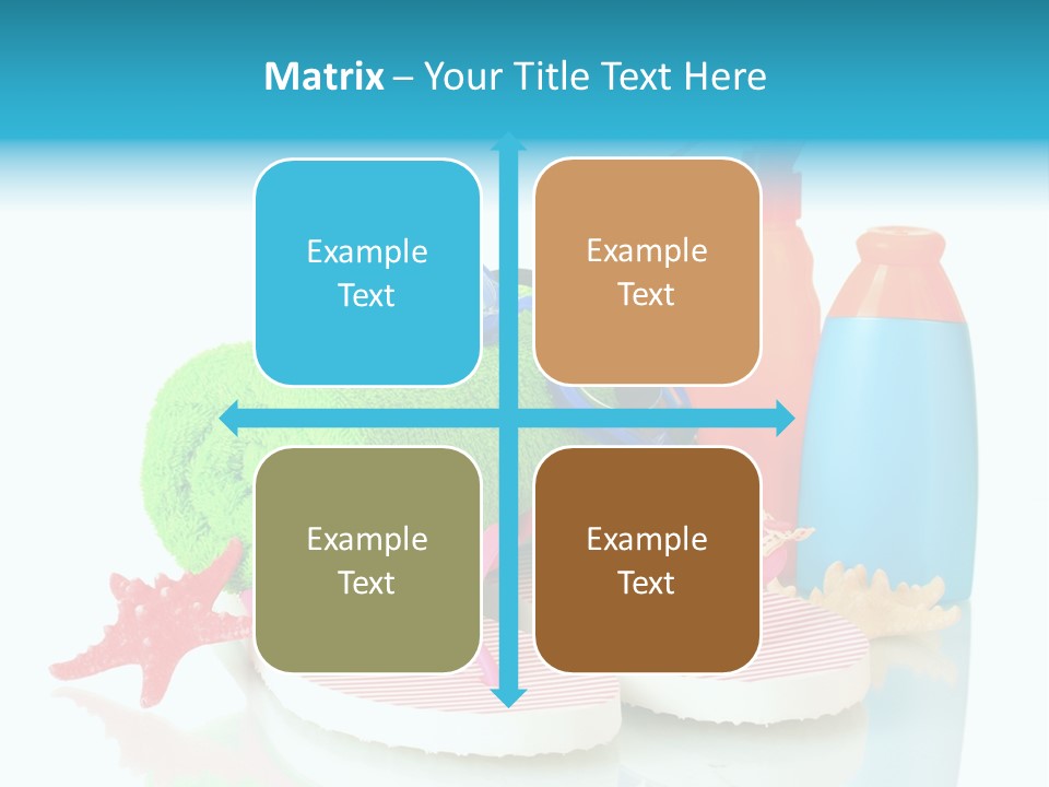 Sandals Sea Relax PowerPoint Template