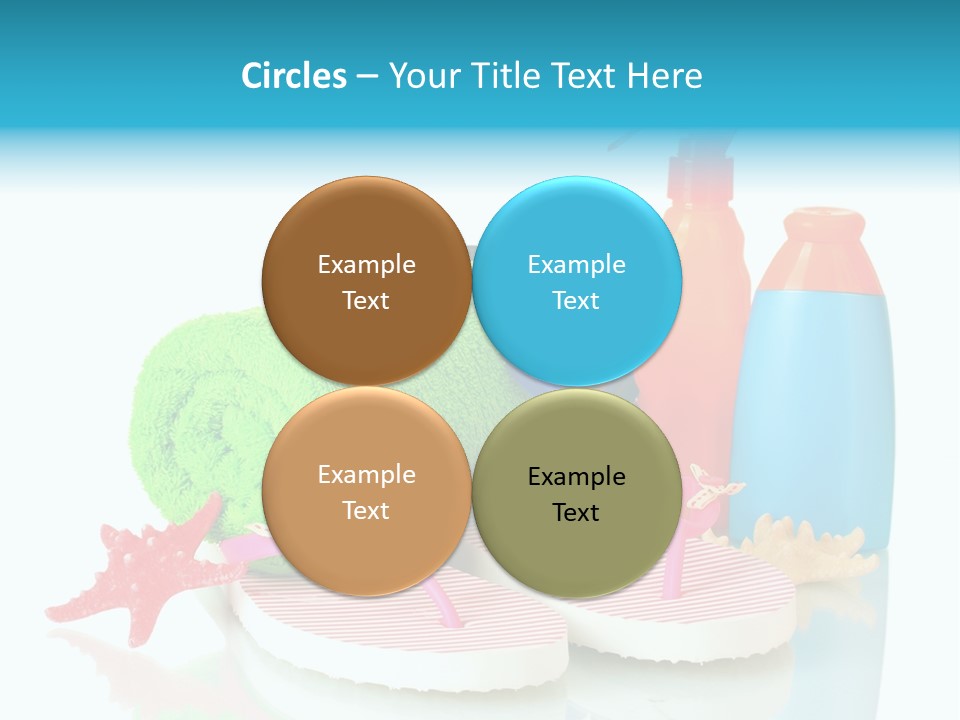 Sandals Sea Relax PowerPoint Template