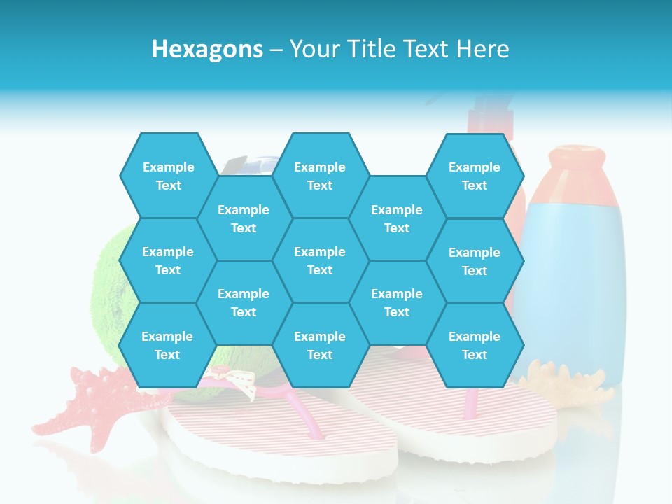 Sandals Sea Relax PowerPoint Template