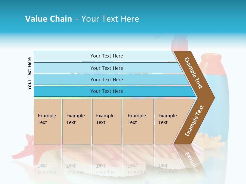 Sandals Sea Relax PowerPoint Template