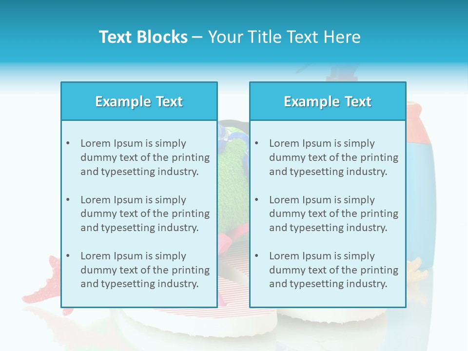 Sandals Sea Relax PowerPoint Template