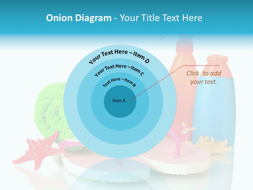 Sandals Sea Relax PowerPoint Template