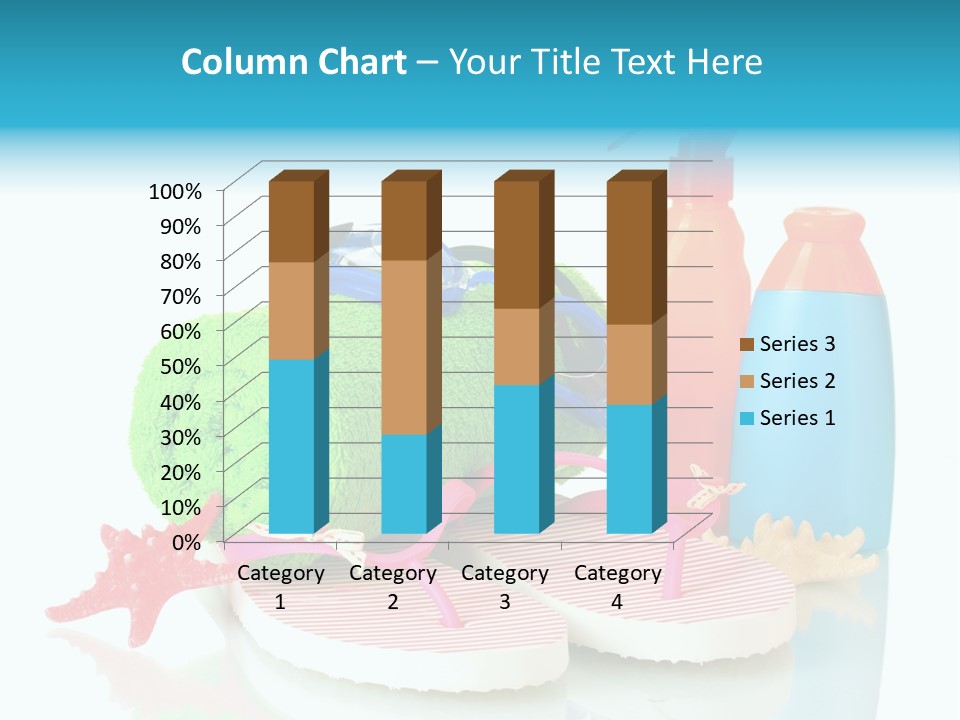 Sandals Sea Relax PowerPoint Template