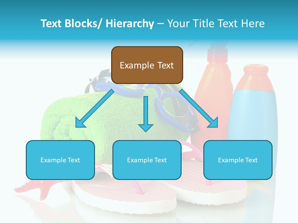 Sandals Sea Relax PowerPoint Template