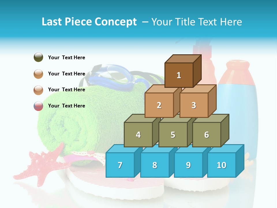 Sandals Sea Relax PowerPoint Template