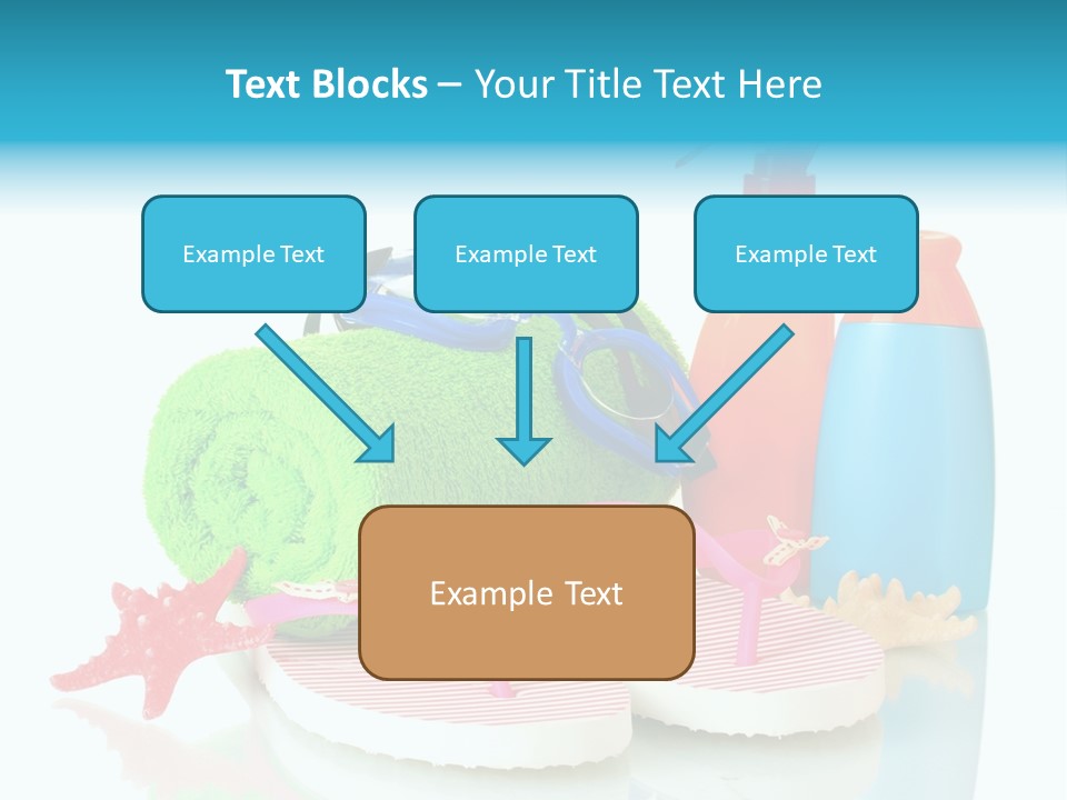 Sandals Sea Relax PowerPoint Template
