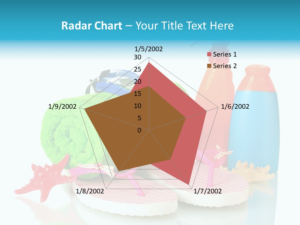 Sandals Sea Relax PowerPoint Template