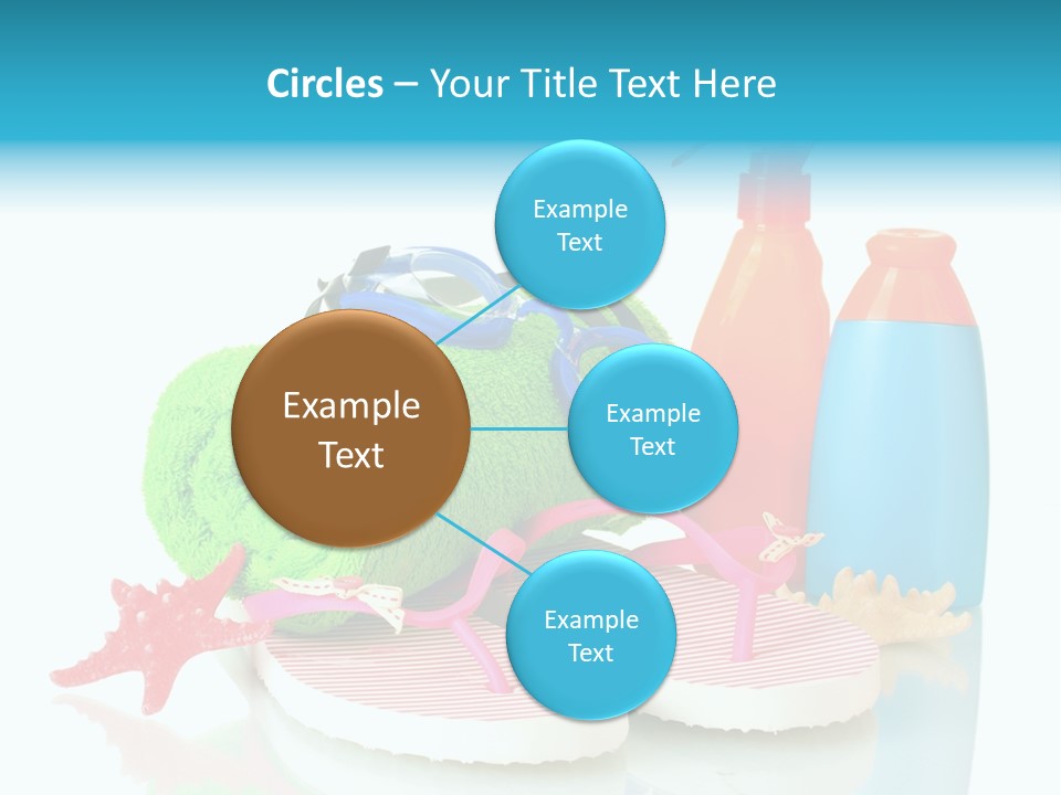 Sandals Sea Relax PowerPoint Template