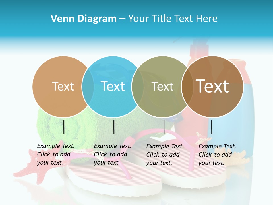 Sandals Sea Relax PowerPoint Template