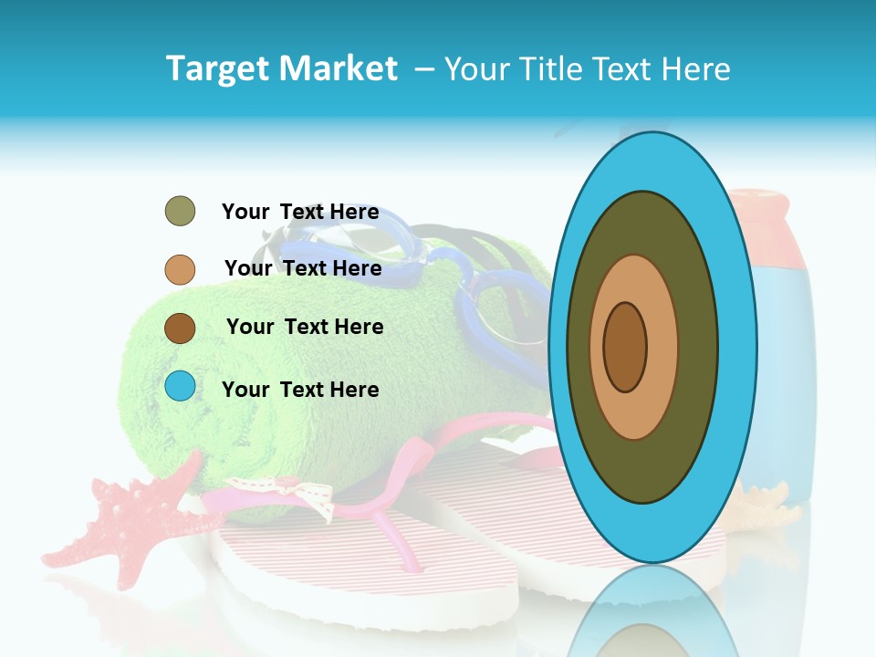 Sandals Sea Relax PowerPoint Template