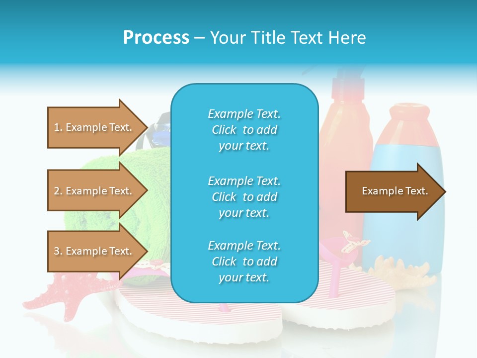 Sandals Sea Relax PowerPoint Template