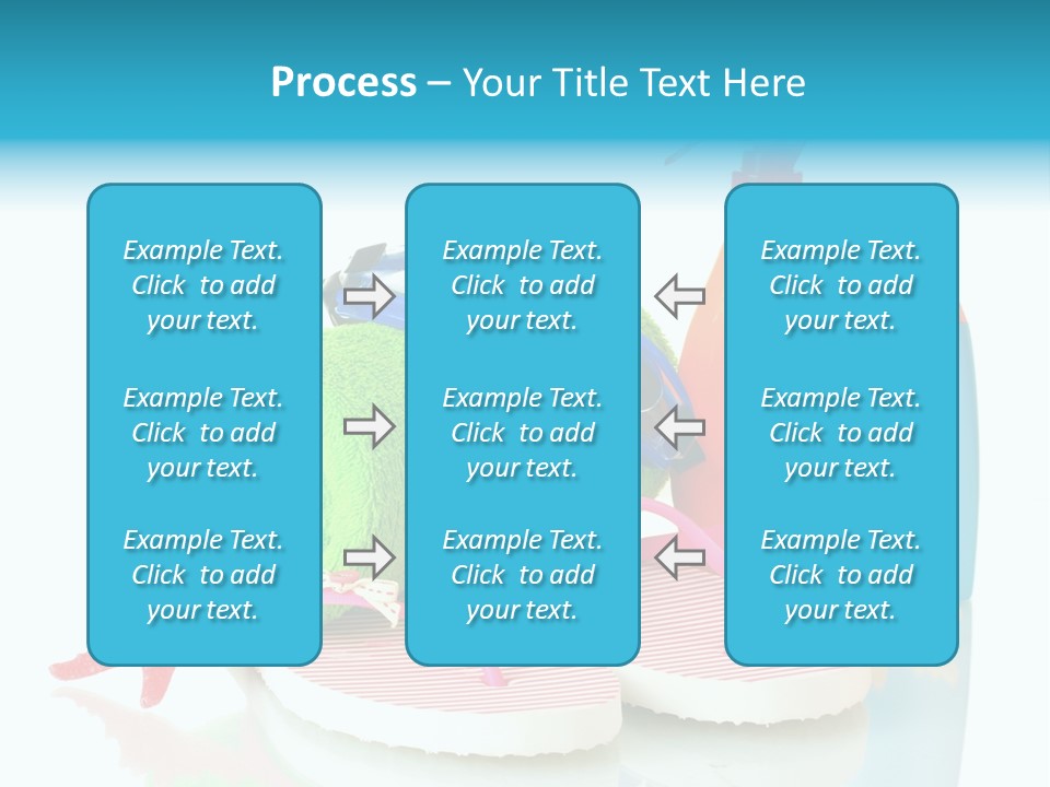 Sandals Sea Relax PowerPoint Template