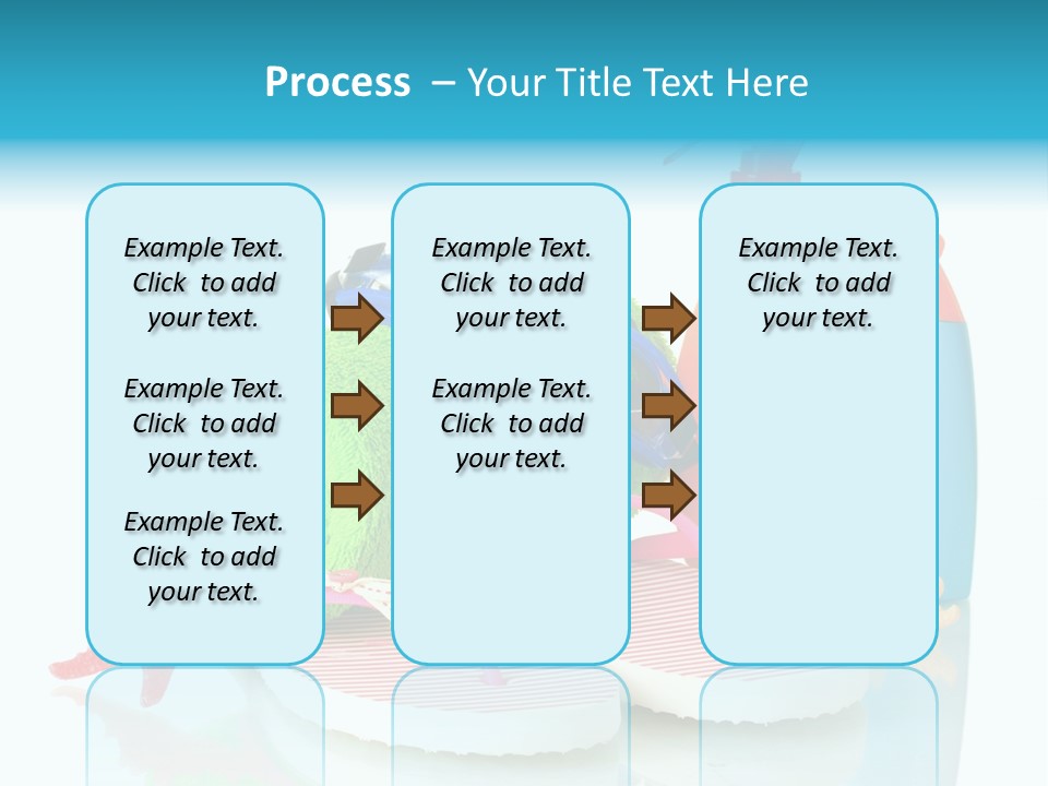 Sandals Sea Relax PowerPoint Template