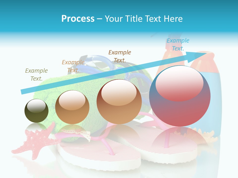 Sandals Sea Relax PowerPoint Template