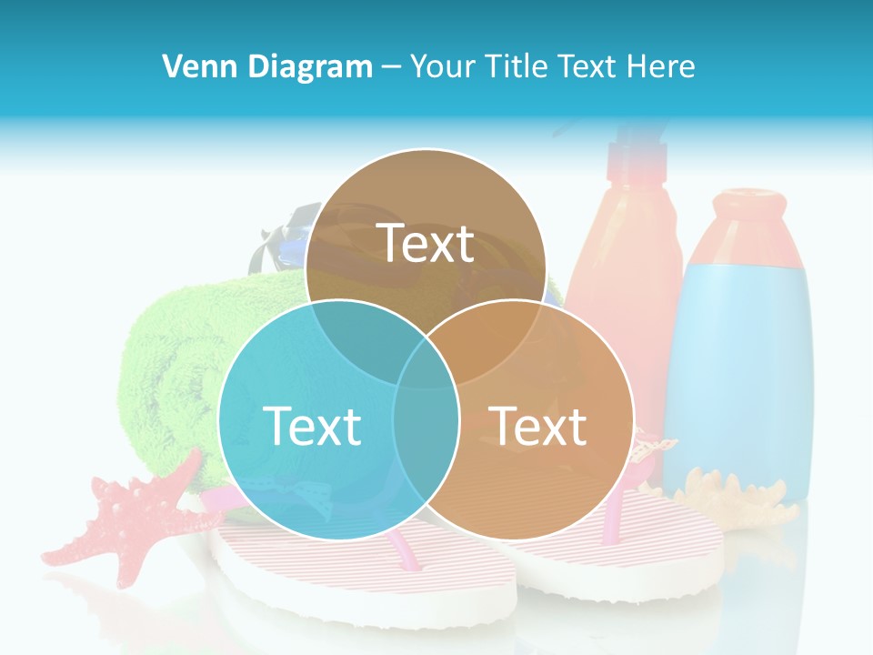 Sandals Sea Relax PowerPoint Template