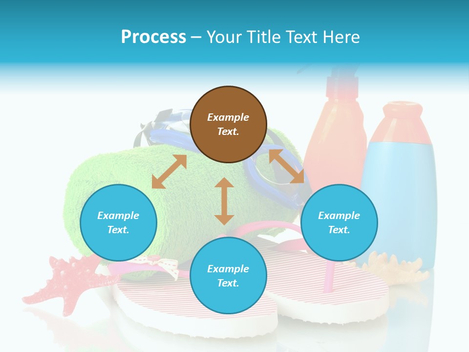 Sandals Sea Relax PowerPoint Template