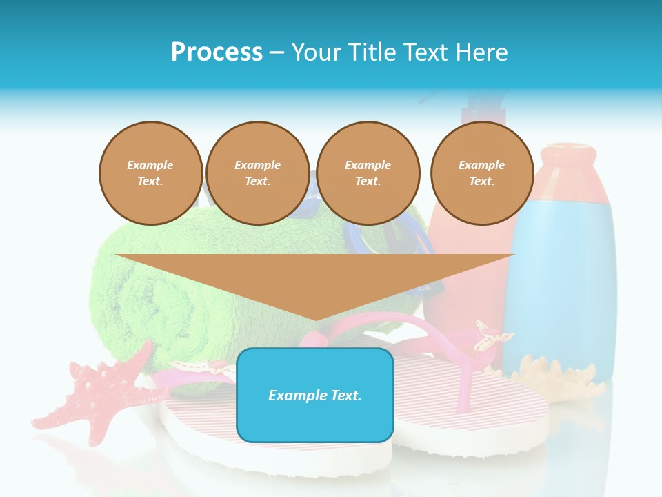 Sandals Sea Relax PowerPoint Template