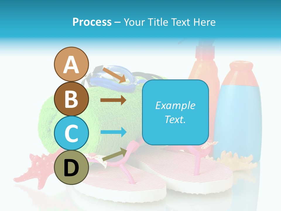 Sandals Sea Relax PowerPoint Template