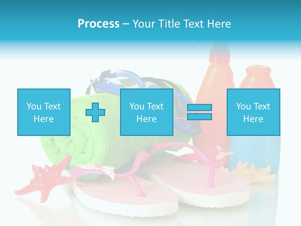 Sandals Sea Relax PowerPoint Template