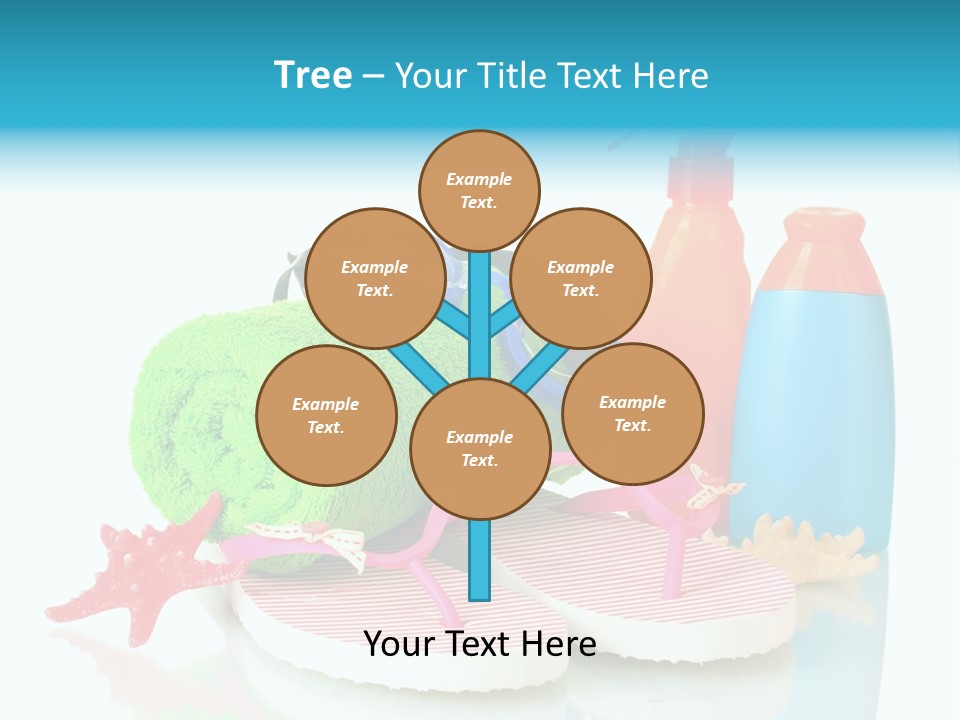 Sandals Sea Relax PowerPoint Template