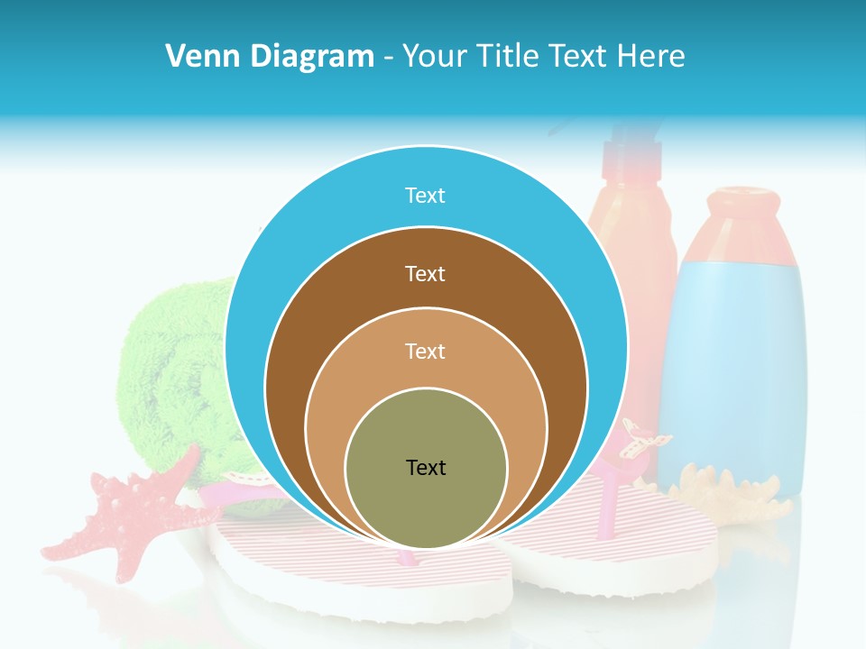 Sandals Sea Relax PowerPoint Template