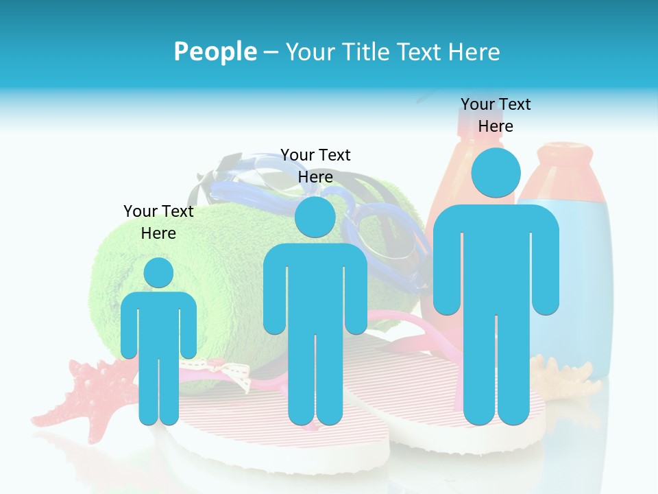 Sandals Sea Relax PowerPoint Template