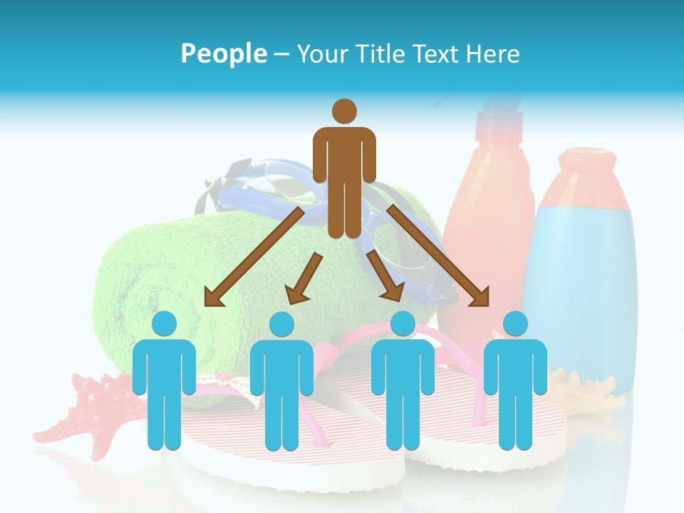 Sandals Sea Relax PowerPoint Template