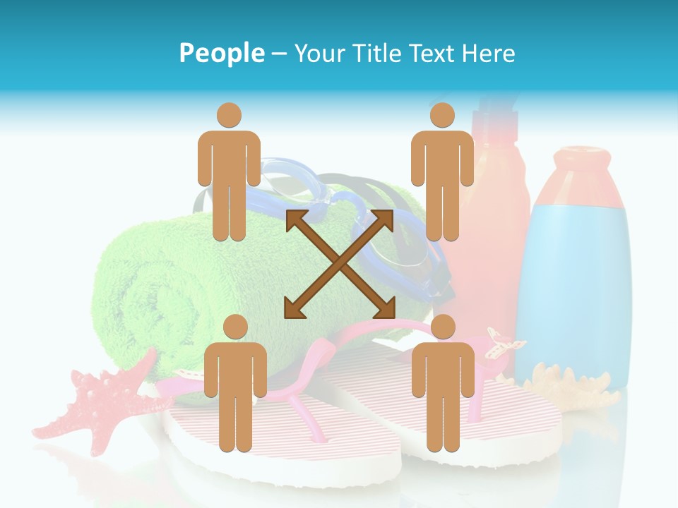 Sandals Sea Relax PowerPoint Template