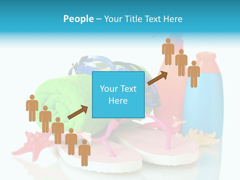 Sandals Sea Relax PowerPoint Template