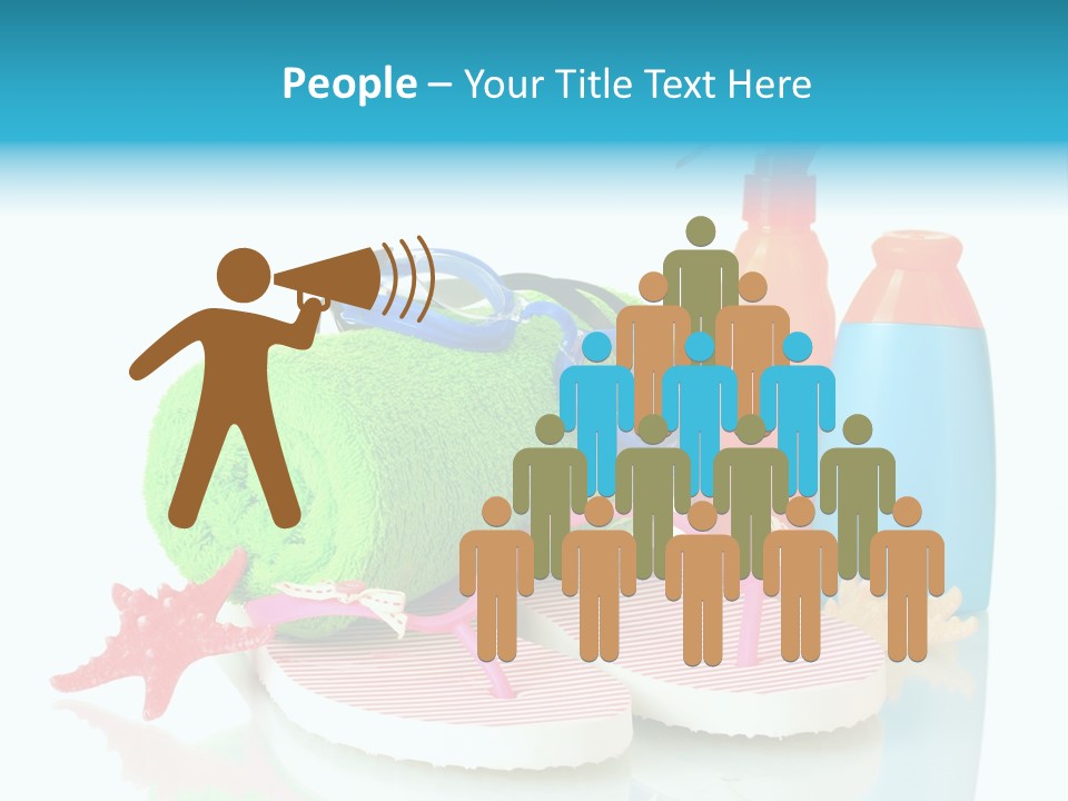 Sandals Sea Relax PowerPoint Template