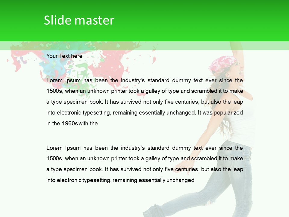 Casual Latin Cute PowerPoint Template