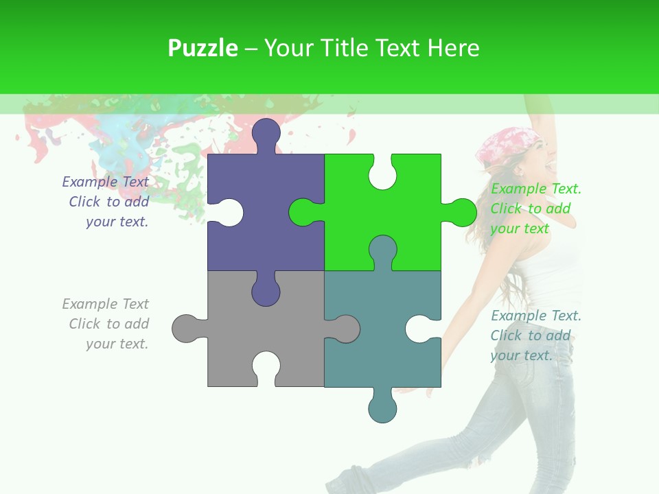 Casual Latin Cute PowerPoint Template