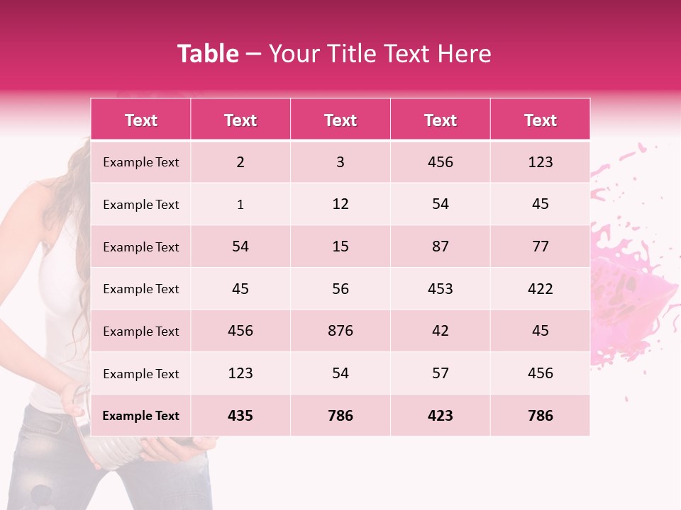 Pretty Girl Headscarf PowerPoint Template