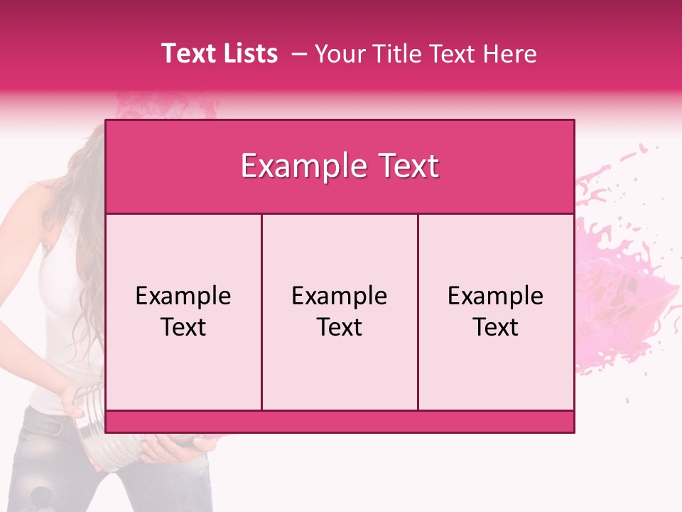 Pretty Girl Headscarf PowerPoint Template