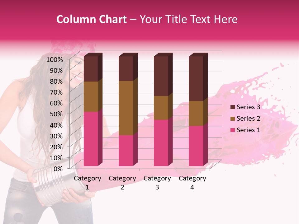 Pretty Girl Headscarf PowerPoint Template