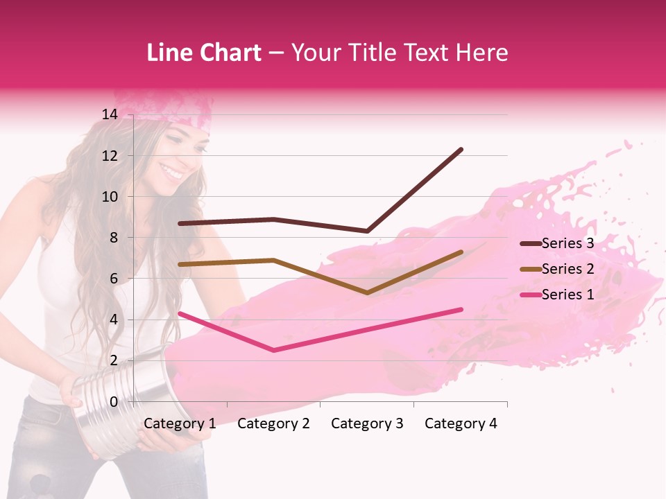 Pretty Girl Headscarf PowerPoint Template
