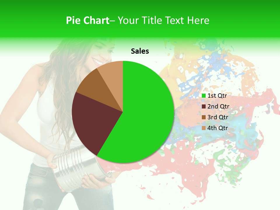 Can Woman Color PowerPoint Template