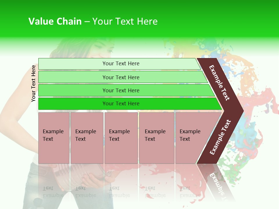Can Woman Color PowerPoint Template