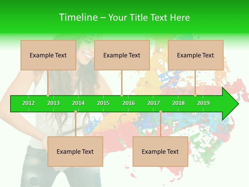 Can Woman Color PowerPoint Template