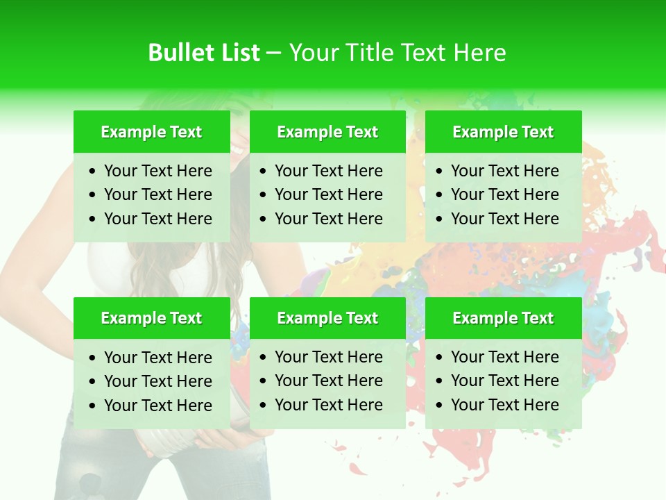 Can Woman Color PowerPoint Template