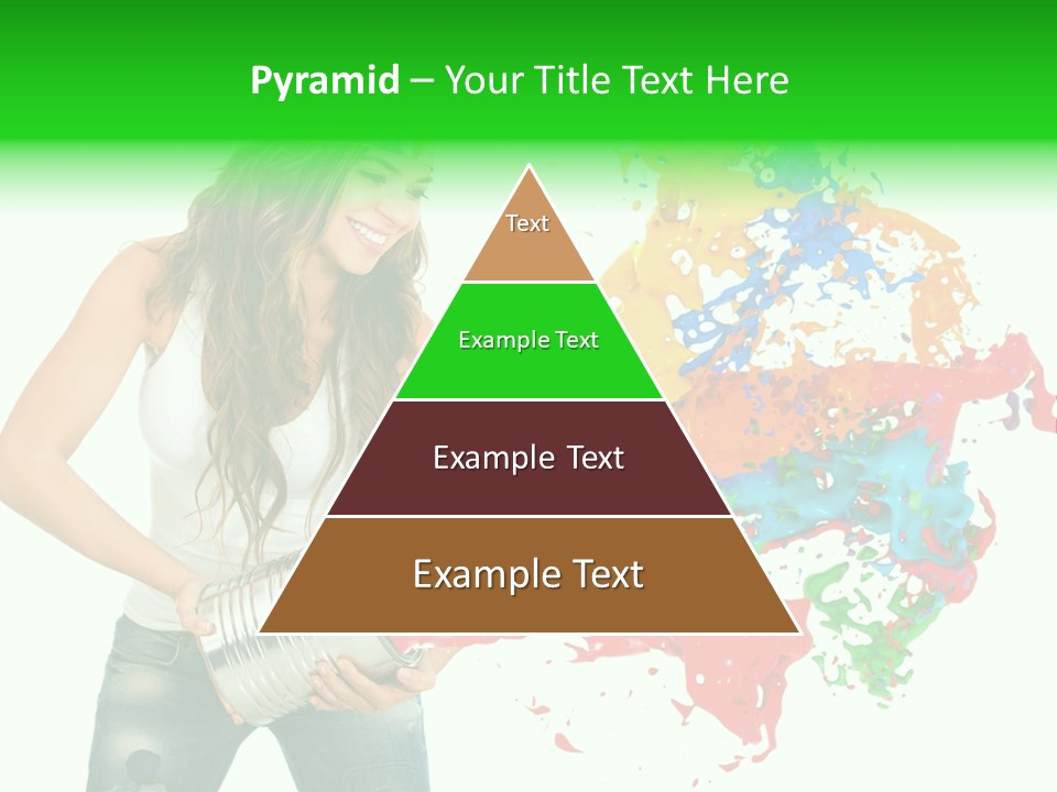 Can Woman Color PowerPoint Template