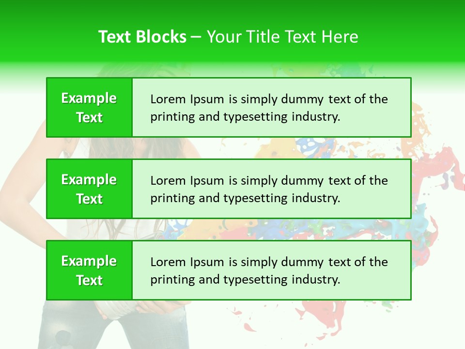 Can Woman Color PowerPoint Template