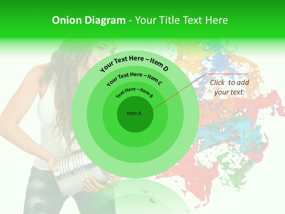 Can Woman Color PowerPoint Template