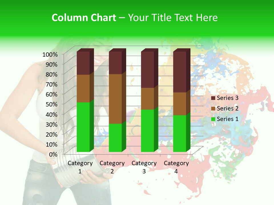 Can Woman Color PowerPoint Template