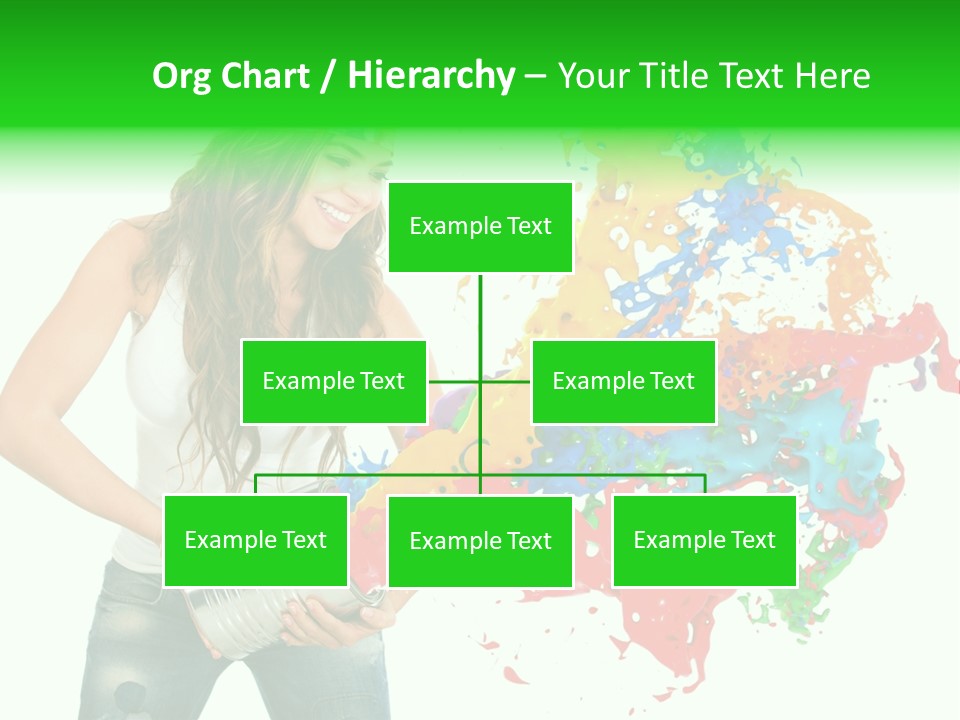 Can Woman Color PowerPoint Template