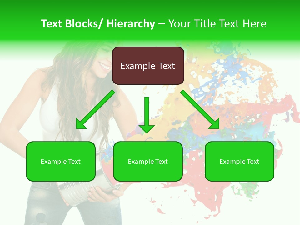 Can Woman Color PowerPoint Template