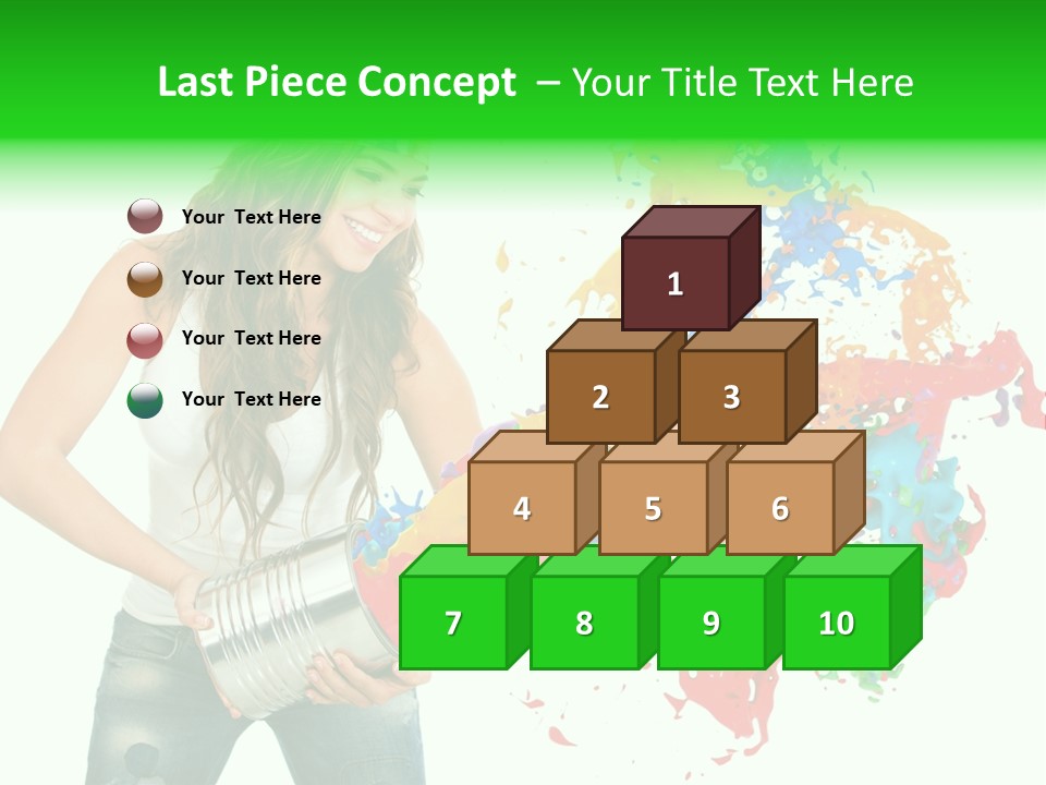 Can Woman Color PowerPoint Template