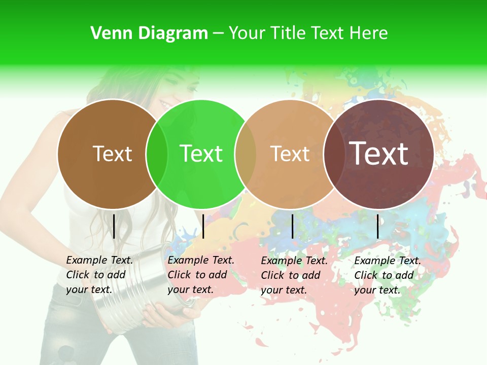 Can Woman Color PowerPoint Template