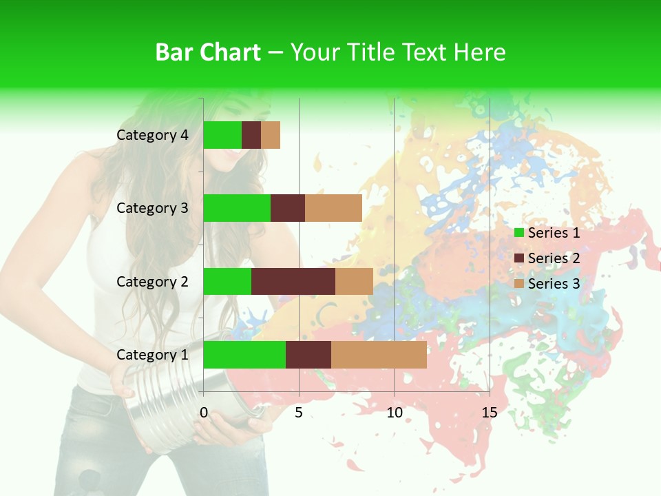 Can Woman Color PowerPoint Template