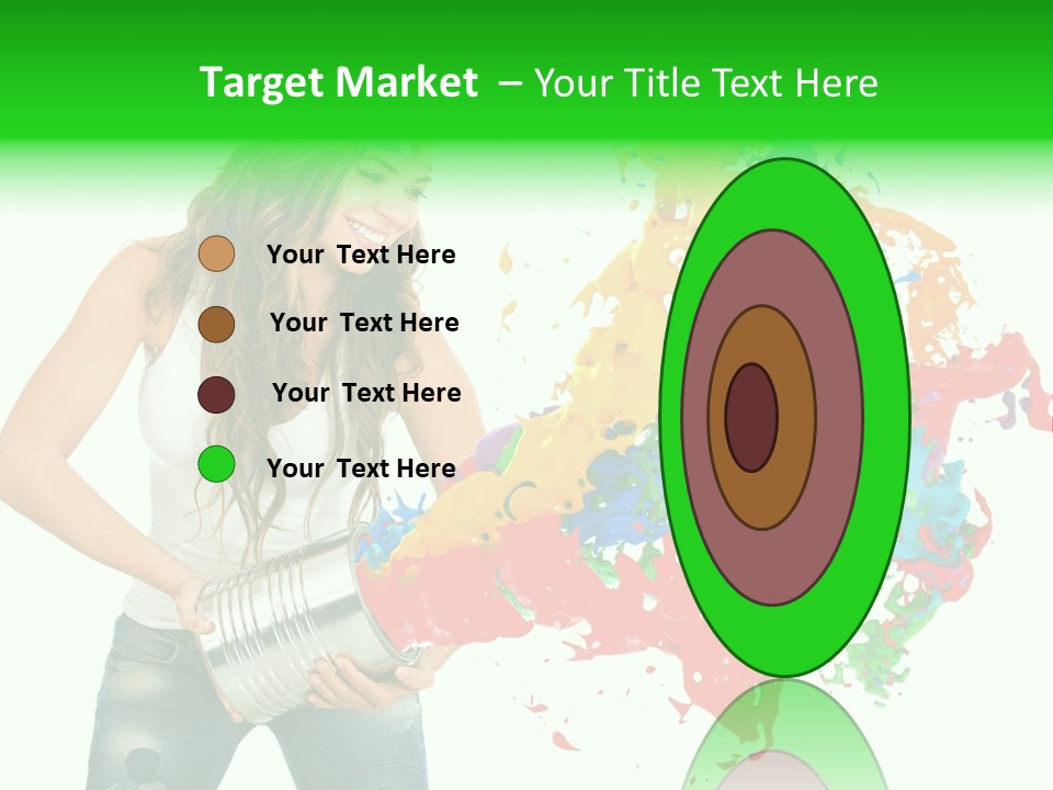 Can Woman Color PowerPoint Template